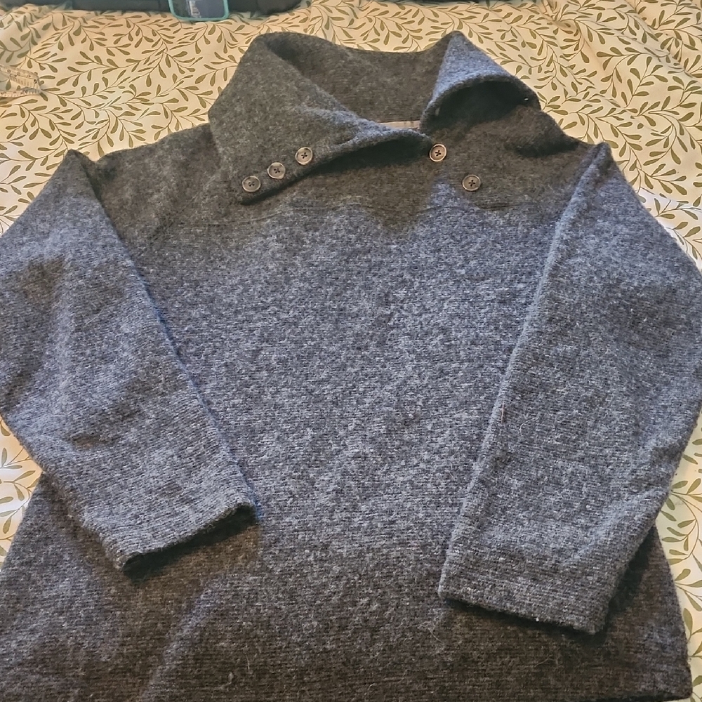 Merrell Wool Pullover Sweater - Size M Charcoal Grey